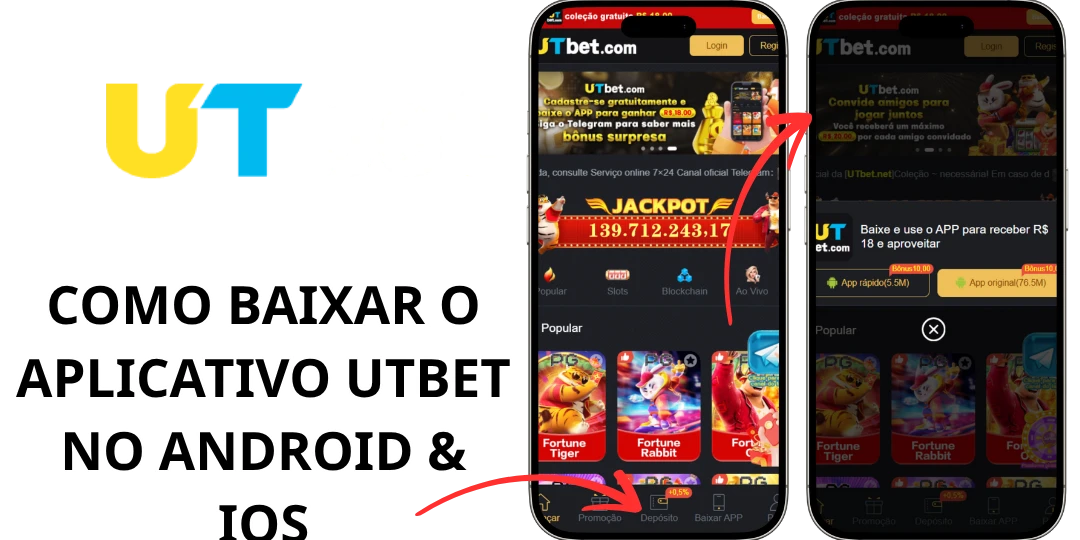 Como Baixar o Aplicativo UTbet no Android & Ios