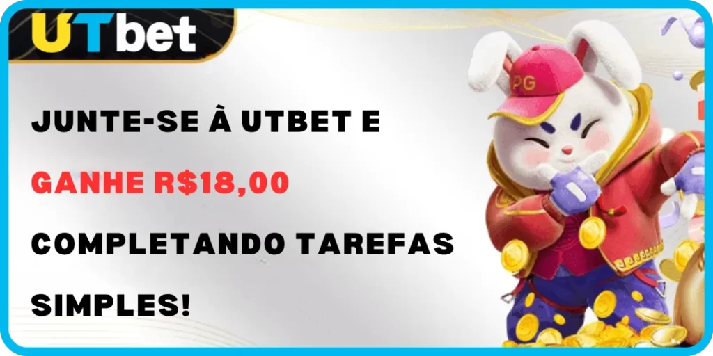 UTbet e ganhe R$18,00